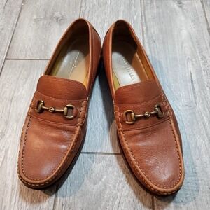 Cole Haan Hudson Driver Sz 11.5 M Loafer Mens Tan Leather Slip On Shoes C12067